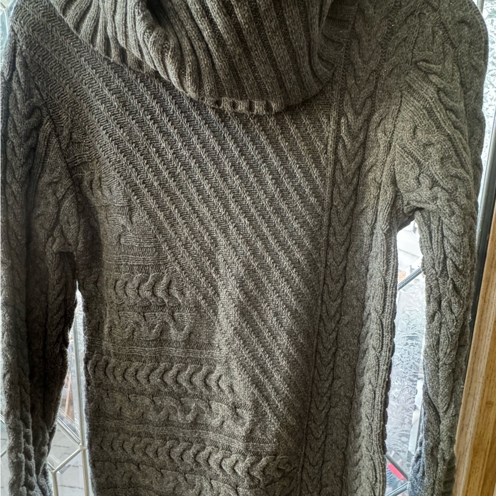 L.L. Bean Charcoal Knit Sweater